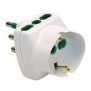 Adattatore triplo schuko spina 16A+T bianco Fanton 82640-E
