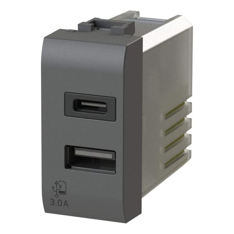 Caricatore Usb 1 posto 3A 4BOX compatibile per Living International  4B.L.USB