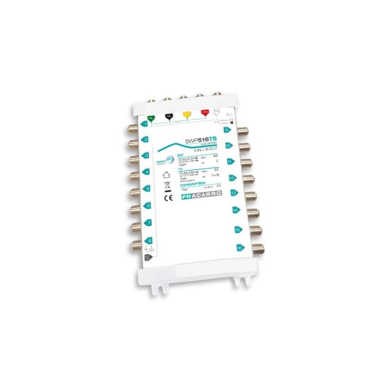 Multiswitch compatto a 5 IN (4 Sat + 1 Tv) e 8 Derivate SWP508TS FRA 287518