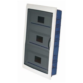 Centralino ad incasso 36 moduli disposti su 3 file Master M04536