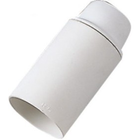 Portalampada E14 liscio in termoplastica MST 00502