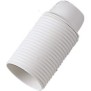 Portalampada E14 filettato bianco in termoplastica MST 00511