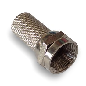 Connettore tipo F maschio per cavi TV Satellitari Master 00596-7