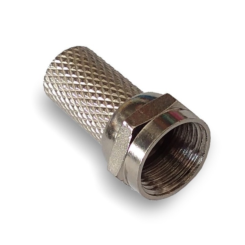 Connettore tipo F maschio per cavi TV Satellitari Master 00596-7