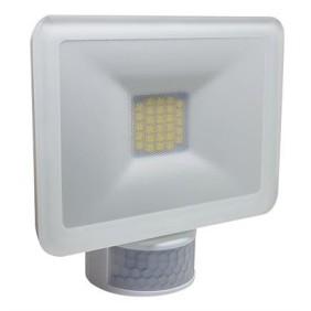 Rilevatore di movimento con faretto 10W 750 lumen Perry 1SPSPF10WB