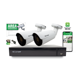 Kit di videosorveglianza AHD Smart 5MP 8 canali Comelit AHKIT008S05A