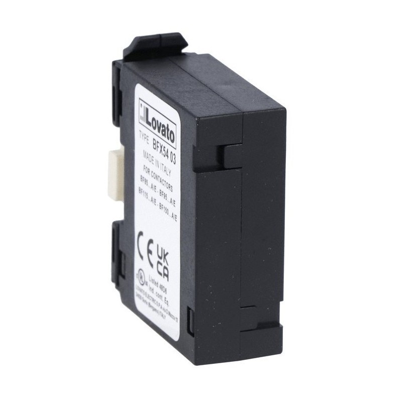 Interblocco meccanico frontale per contattori Lovato BFX5403