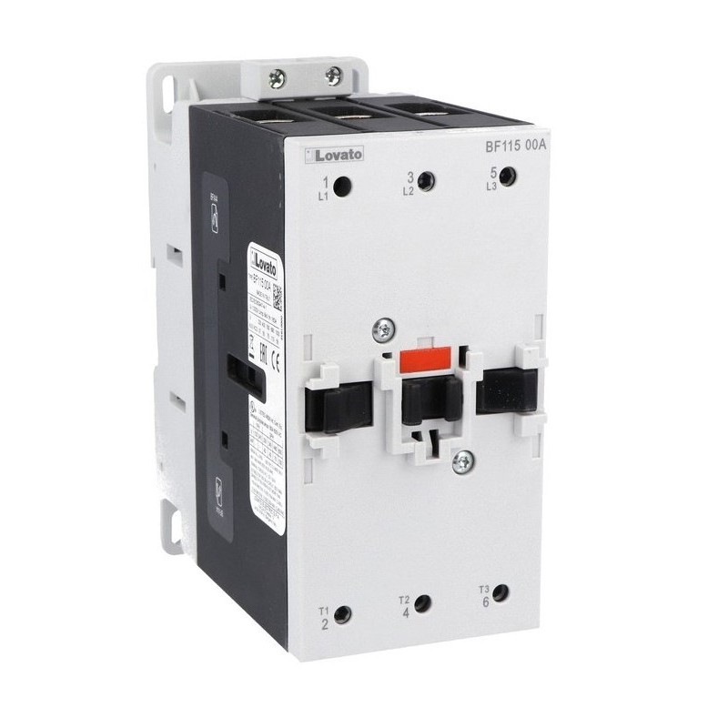 Contattore Tripolare Bobina 24V AC 115A Lovato BF11500A024
