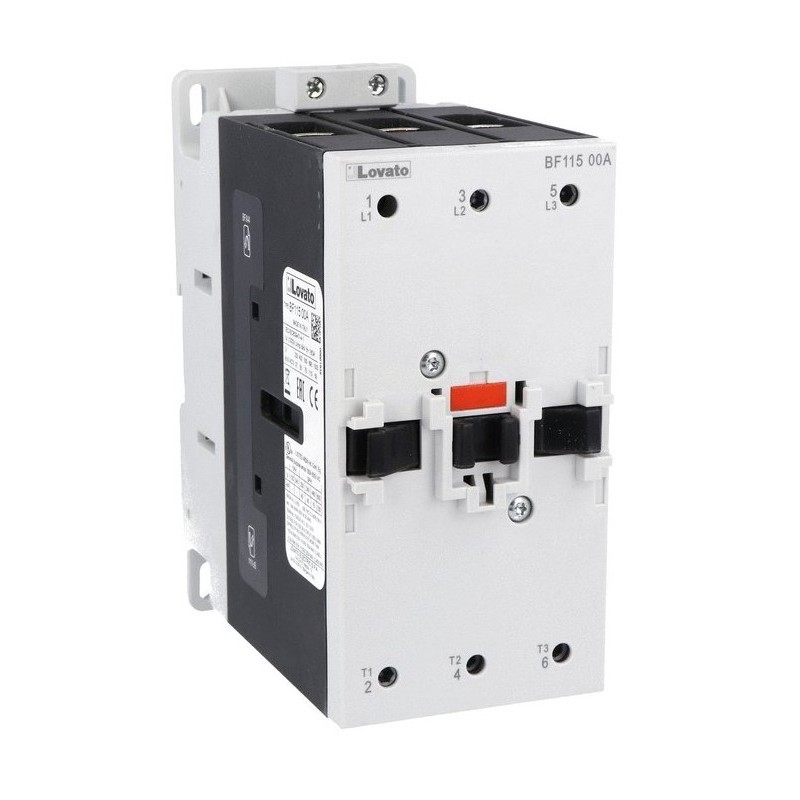 Contattore tripolare bobina 230VAC 115A in AC3  Lovato BF11500A230