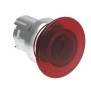 Attuatore a pulsante luminoso a fungo da 40 mm Lovato LPSBL6144