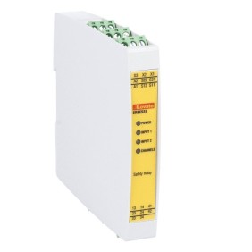 Relè di sicurezza 3NA+1NC per arresti di emergenza Lovato SRBES31