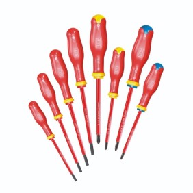 Set 8 giraviti A taglio - Phillips - Pozidrive 1000 V Usag U00910106