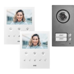 Kit bifamiliare videocitofono del sistema 2voice Urmet 1784/782