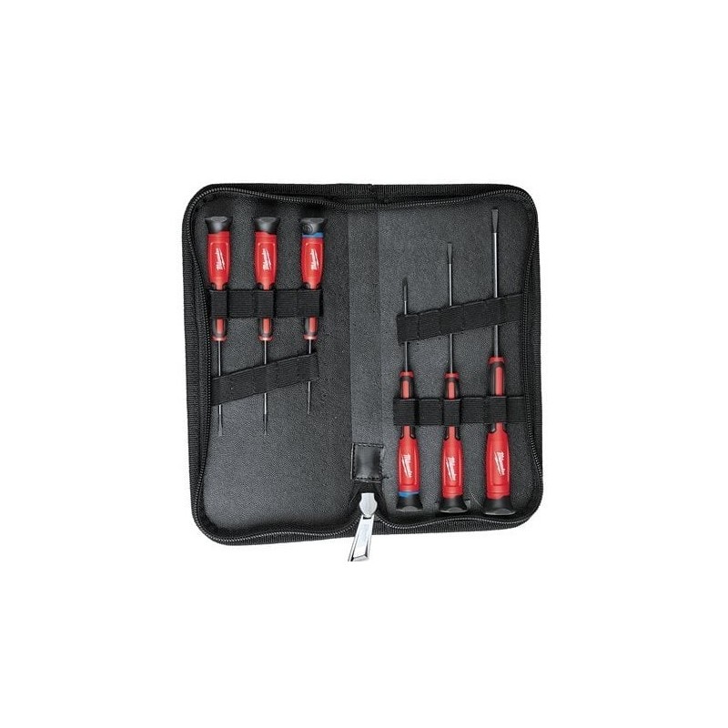 Set di 6 giravite di precisione con custodia Milwaukee 4932471869