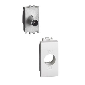 Presa TV diretta 1 modulo bianco Bticino Light N4202DN
