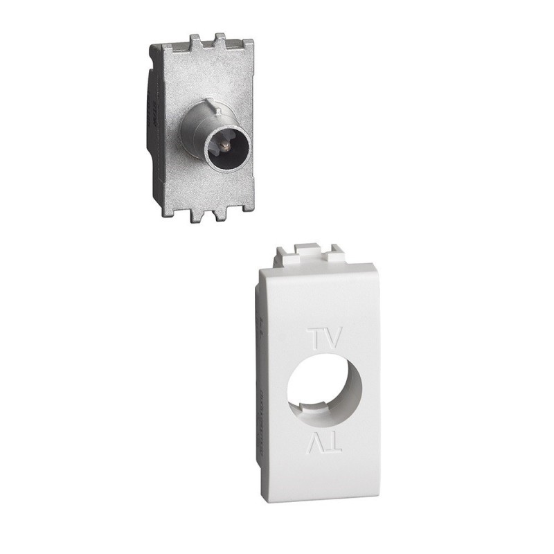 Presa TV diretta 1 modulo bianco Bticino Light N4202DN