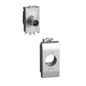 Presa coassiale diretta 1 modulo bianco Bticino Light Tech NT4202DN