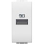 Caricatore USB con due porte tipo A fino a 15W Bticino Light N4191A