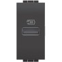 Caricatore USB con una porta Tipo A 15W 1 modulo BTicino Living L4191A