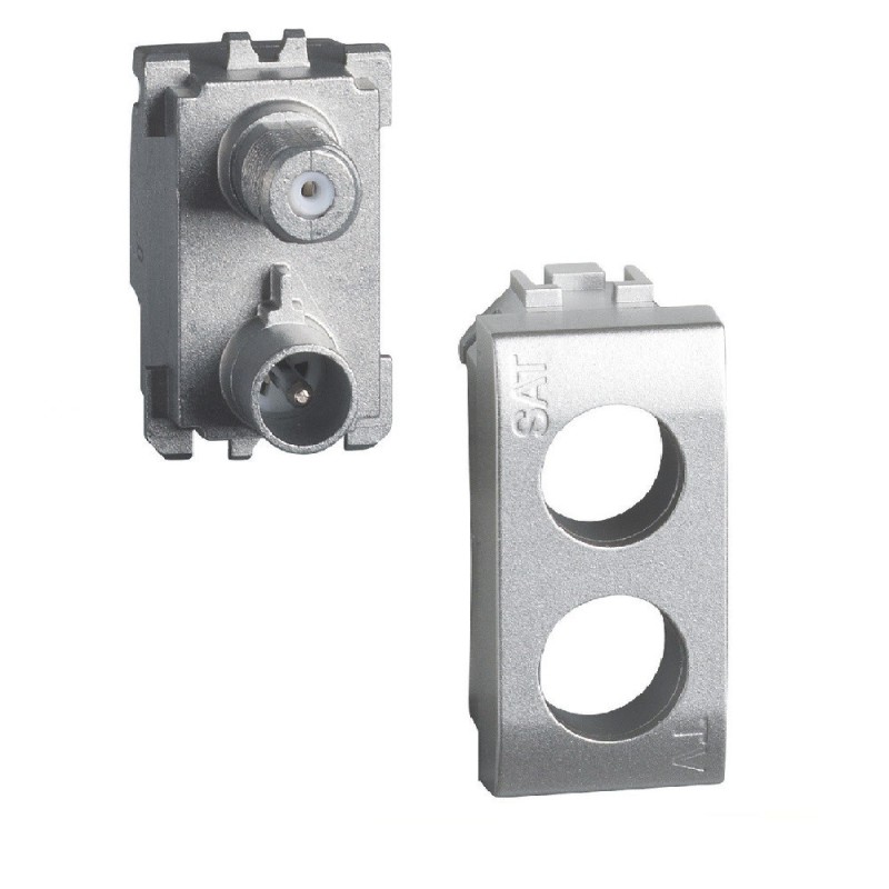 Presa coassiale diretta demiscelata per impianti TV BTicino NT4214DN