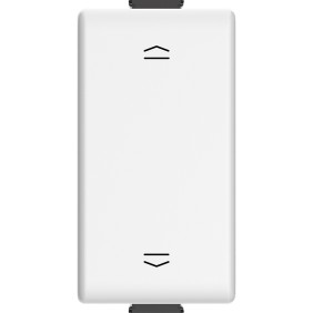 Pulsante doppio 10A 250 Vac interbloccato bianco BTicino Matix AM5037N