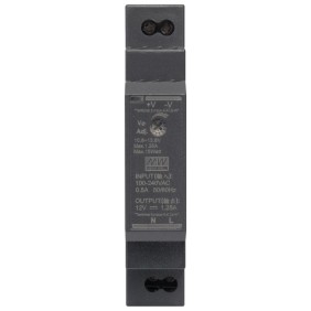 Alimentatore 100-250Vac con uscita 12Vdc 1 modulo DIN Vimar 01831.1