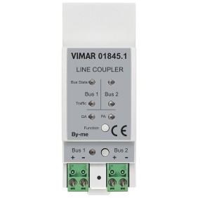 Accoppiatore di linea domotico serie By-Me 2 moduli DIN Vimar 01845.1
