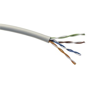 Cavo Cat5e non schermato in PVC Eca grigio matassa 305m Vimar 03050.E