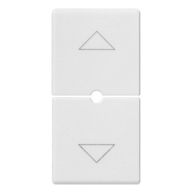 Doppio tasto intercambiabile 1 modulo Bianco Vimar Plana 14755.2