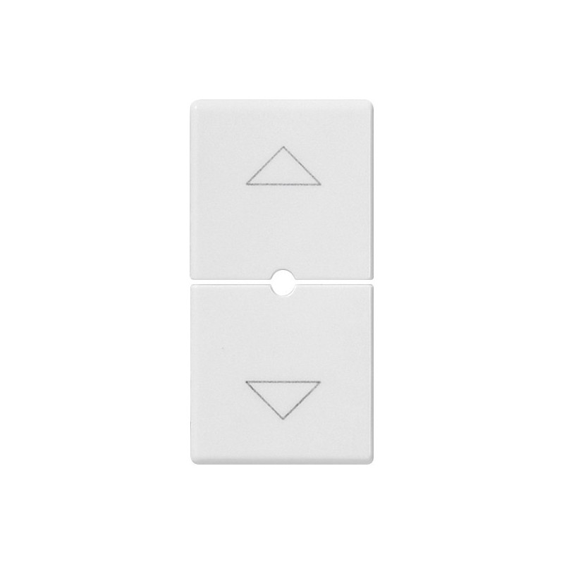 Doppio tasto intercambiabile 1 modulo Bianco Vimar Plana 14755.2