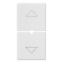 Doppio tasto intercambiabile 1 modulo Bianco Vimar Plana 14755.2