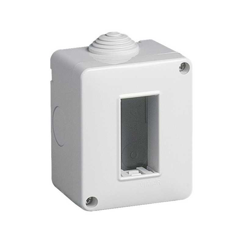 Contenitore da parete IP40 1 modulo Vimar Eikon Arké e Plana 14801