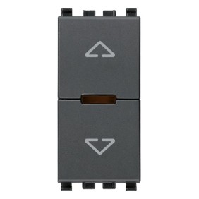 Commutatore elettronico per tapparelle Quid Grigio Vimar Eikon 20196