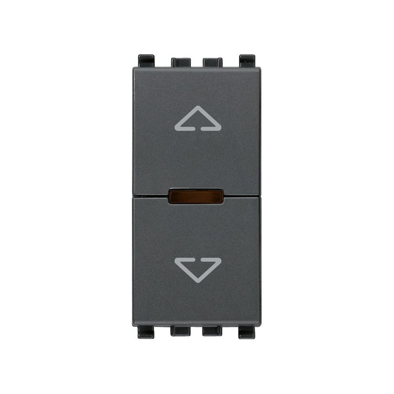 Commutatore elettronico per tapparelle Quid Grigio Vimar Eikon 20196