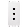 Presa 2P+T 10A P11 1 modulo Bianco Vimar Eikon Bianca 20201.B