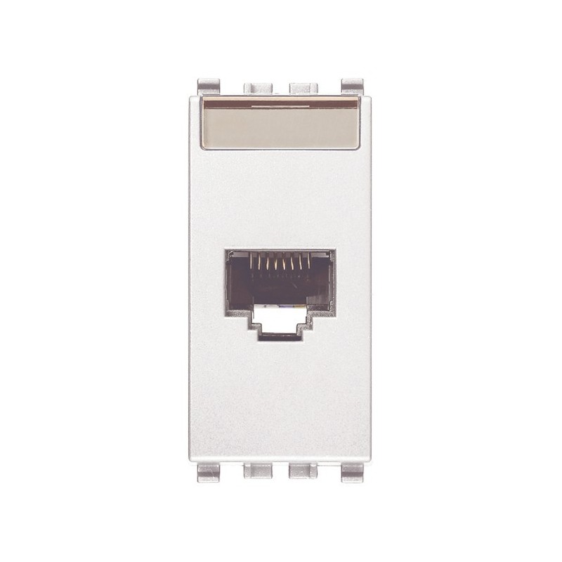 Presa RJ45 Netsafe Cat5e UTP bianco Vimar Eikon Bianca 20339.11.B