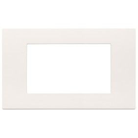 Placca in tecnopolimero 4 moduli Vimar Linea Bianca 30654.00