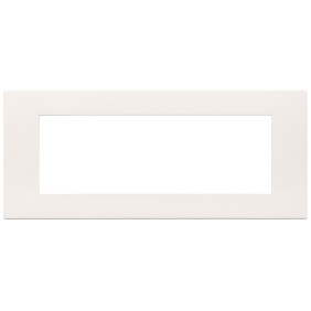 Placca in tecnopolimero 7 moduli Bianco Vimar Linea 30657.00