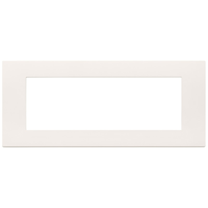 Placca in tecnopolimero 7 moduli Bianco Vimar Linea 30657.00