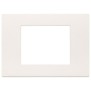 Placca in tecnopolimero 3 moduli Bianco Vimar Linea 30653.00