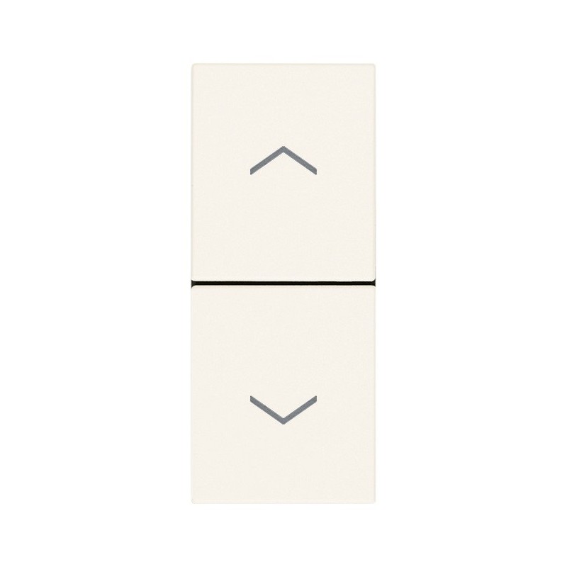 Doppio tasto interbloccato sali scendi 10A Vimar Linea Bianca 30062.B