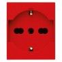 Presa Schuko bipasso rossa 16A 250V Vimar Linea 30210.R