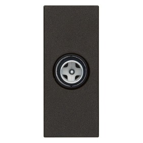 Presa coassiale TV diretta attenuazione 1dB Vimar Linea Nera 30300.01G