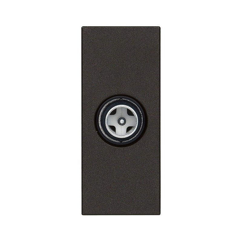 Presa coassiale TV diretta attenuazione 1dB Vimar Linea Nera 30300.01G