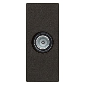 Presa coassiale TV passante attenuazione 10dB Vimar Linea Nera 30300.10G