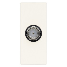 Presa coassiale TV con connettore Tipo F Vimar Linea Bianca 30318.B