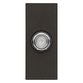 Presa coassiale TV con connettore Tipo F Vimar Linea Nera 30318.G