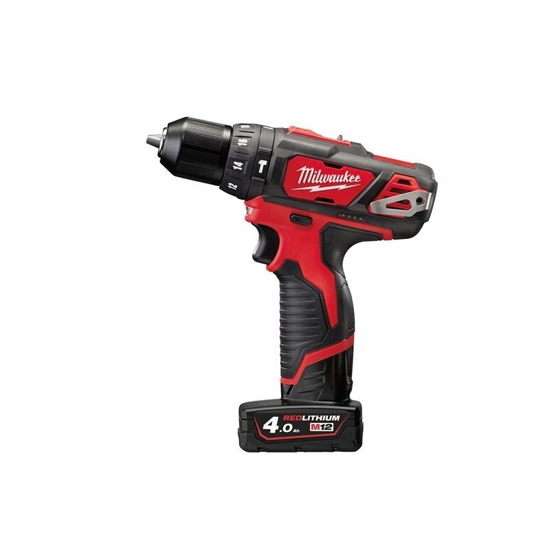 Trapano avvitatore con percussione e batteria M12 Milwaukee 4933441935