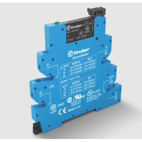 Interfaccia modulare a relé 1 scambio 6A 24Vac Finder 391100240060