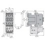 Contattore tripolare bobina 24VDC 12A in AC3 Lovato BF1210D024
